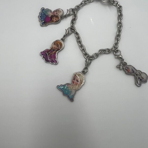 Disney Frozen Charm Bracelet and Plastic Necklace - Kid's Jewelry - Picture 5 of 7